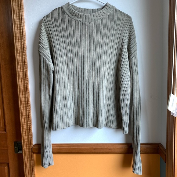 H&m sage green cardigan Clearance